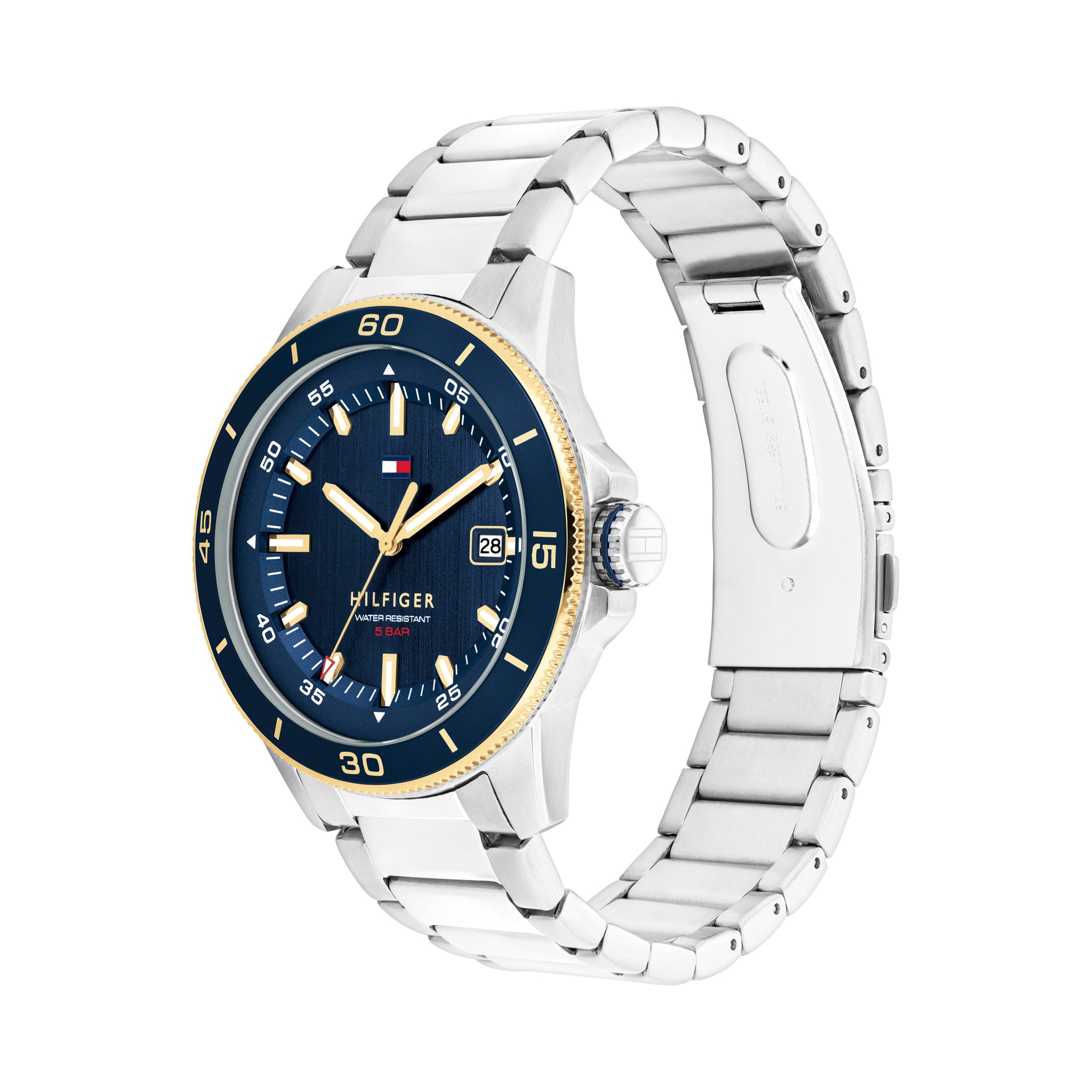 Tommy Hilfiger Mens Remy Blue Dial Bracelet Watch 1792229 — view 2