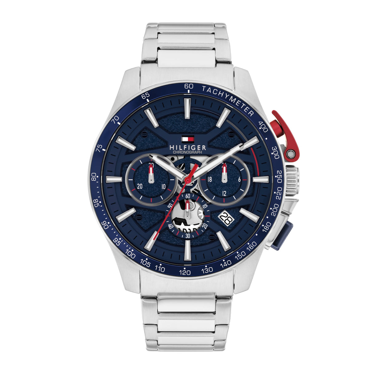 Tommy Hilfiger Men's Bank Blue Dial Bracelet Watch 1792261