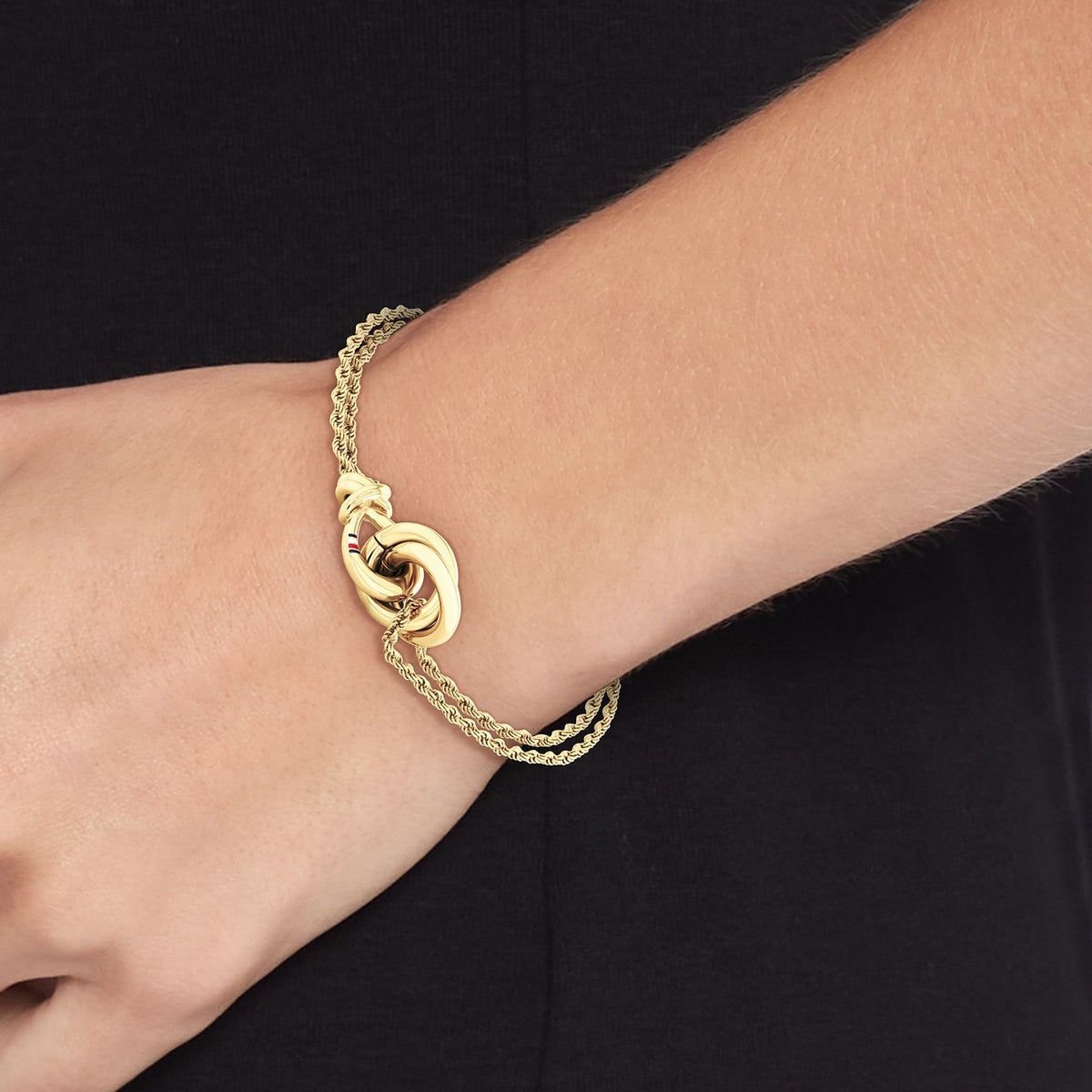 Tommy Hilfiger Gold Plated Nautical Knot Bracelet 2780991 — view 2