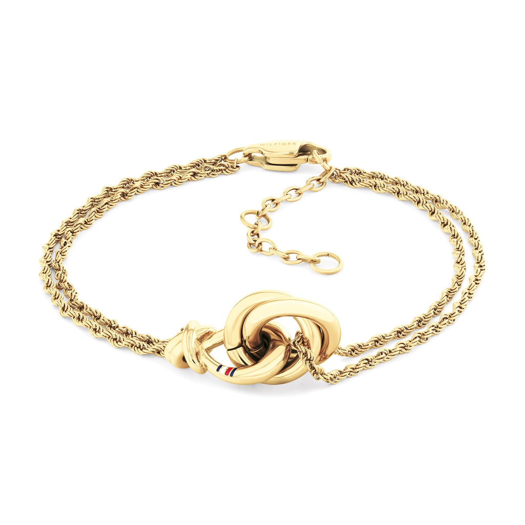 Tommy Hilfiger Gold Plated Nautical Knot Bracelet 2780991