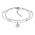 Tommy Hilfiger Layered Heart Drop Bracelet