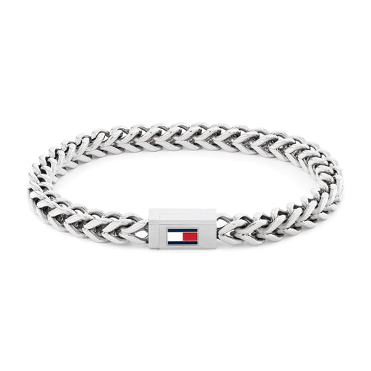 Tommy Hilfiger Mens Braided Steel Bracelet