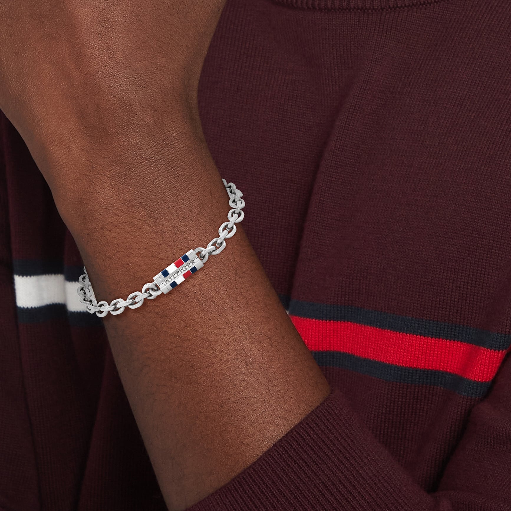 Tommy Hilfiger Bruce Mens Chain Bracelet 2790652 — view 2