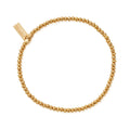 ChloBo gold plated beaded bracelet for men. Stylish sterling silver bracelet adds an essential accent.