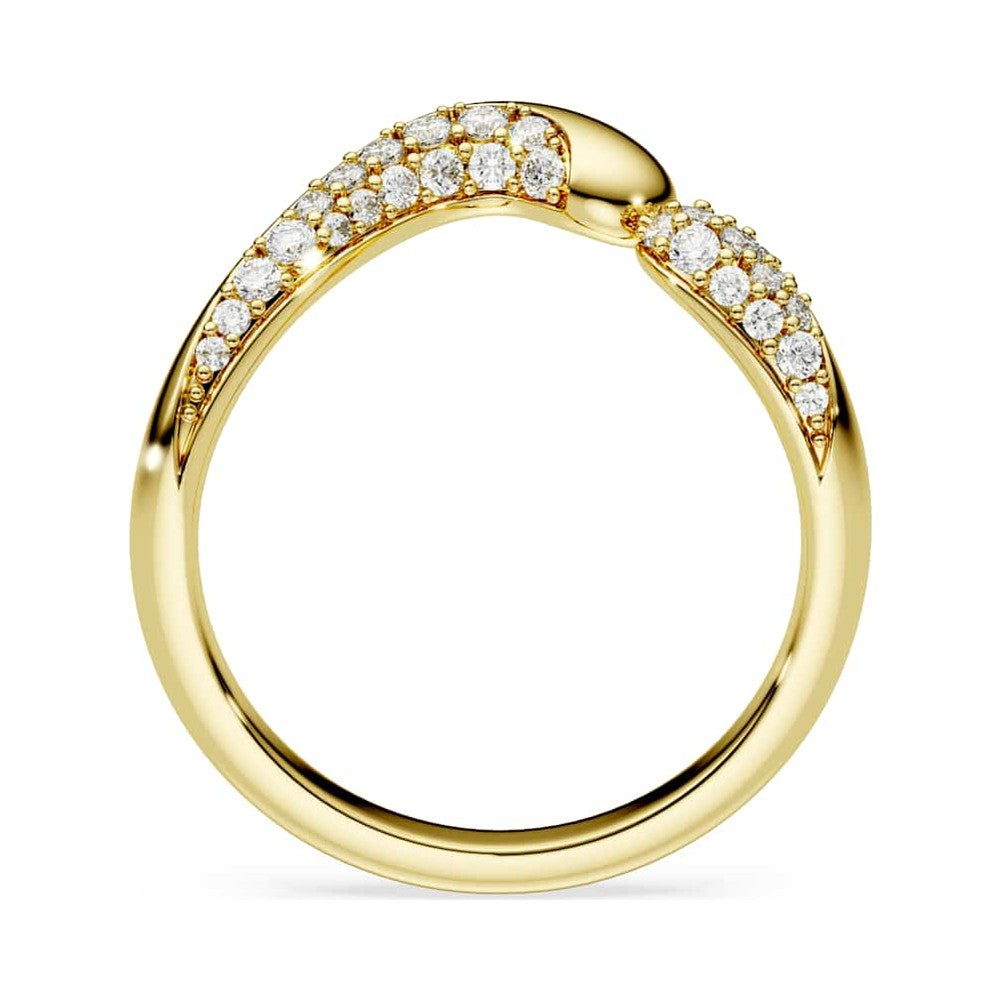 Swarovski Classica Silver/Gold Plated Zirconia Ring