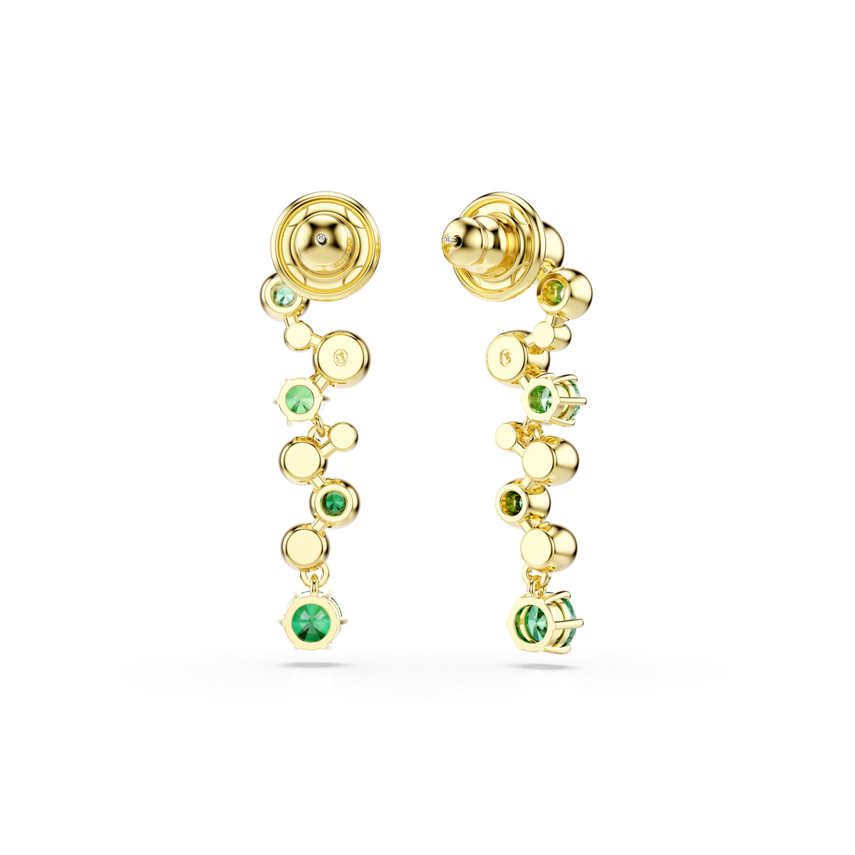 Swarovski Constella Green Drop Earrings — view 4