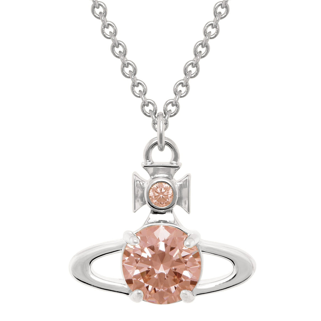 Vivienne Westwood Large Reina Blush Necklace 630203GL-02P781-