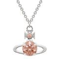 Vivienne Westwood Large Reina Blush Necklace 630203GL-02P781-