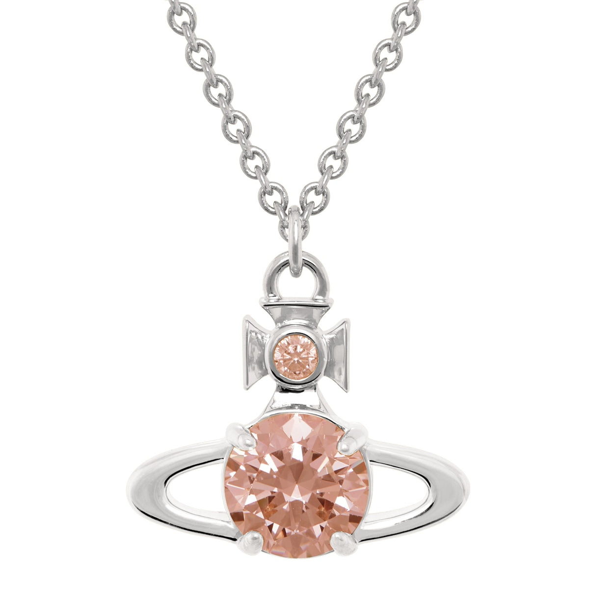 Vivienne Westwood Large Reina Blush Necklace 630203GL-02P781-