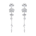 Laura Ashley Wild Meadow Statement Drop Earring Silver Plated by Laura Ashley