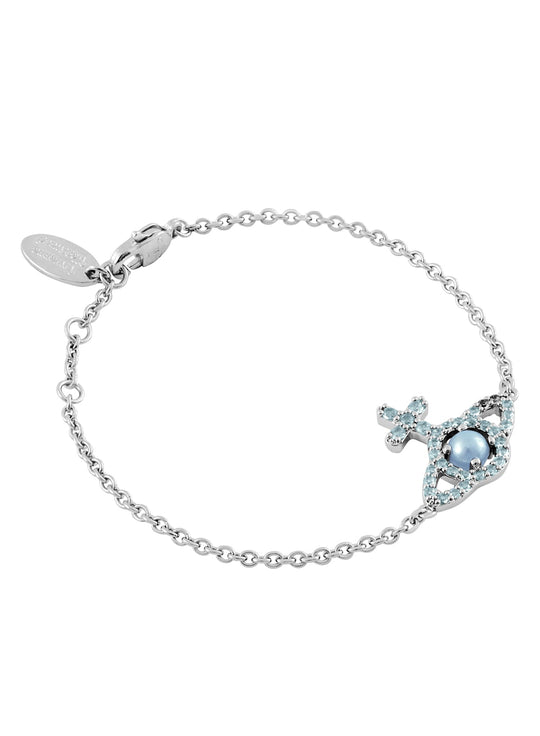 Vivienne Westwood Olympia-Light Blue Pearl Bracelet