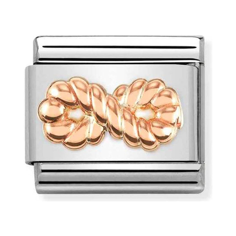 Nomination Composable Rose Gold Infinity Rope Charm 430106/24 *