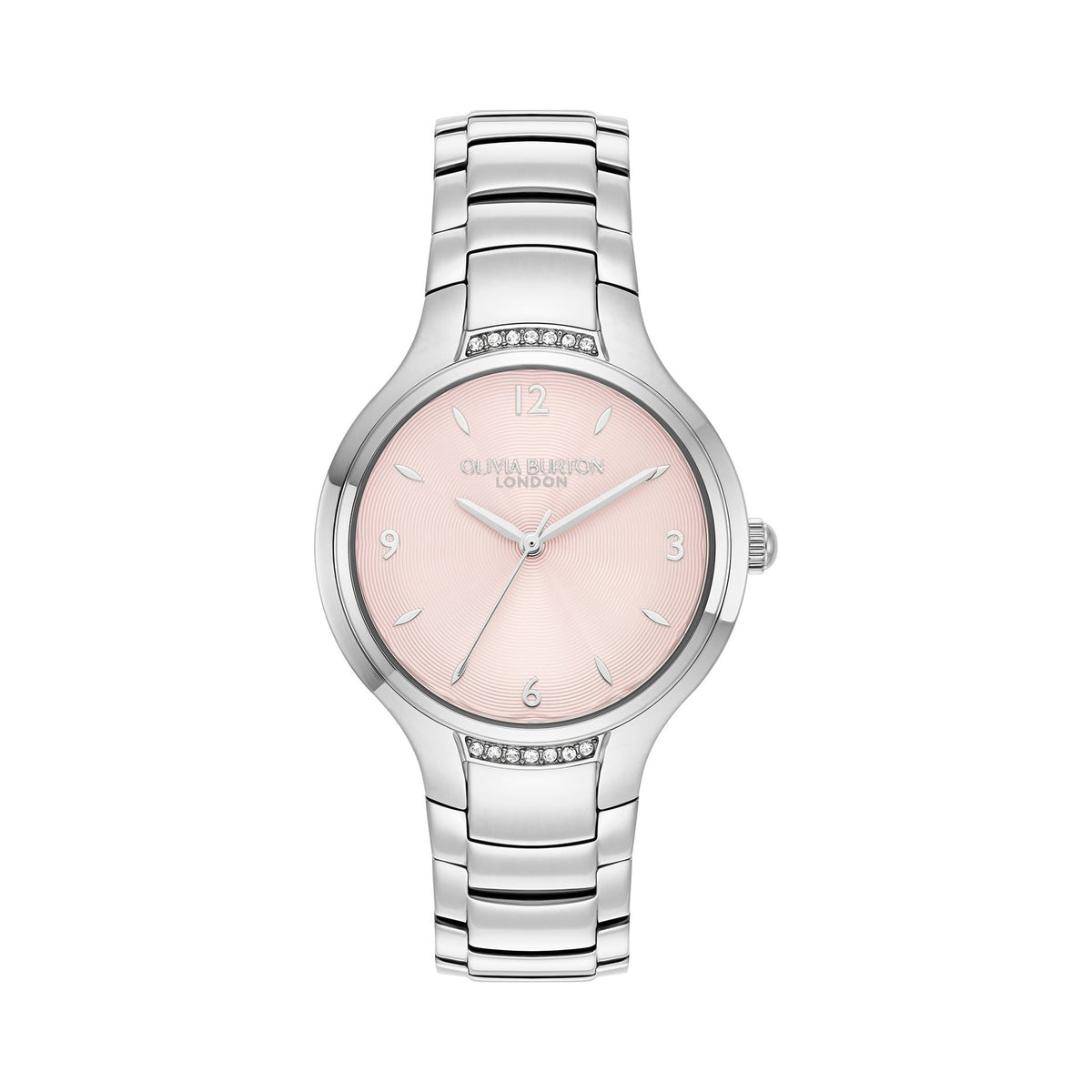 Olivia Burton Ladies Modern Classics Lea Blush Pink Dial Bracelet Watch Stainless Steel by Olivia Burton