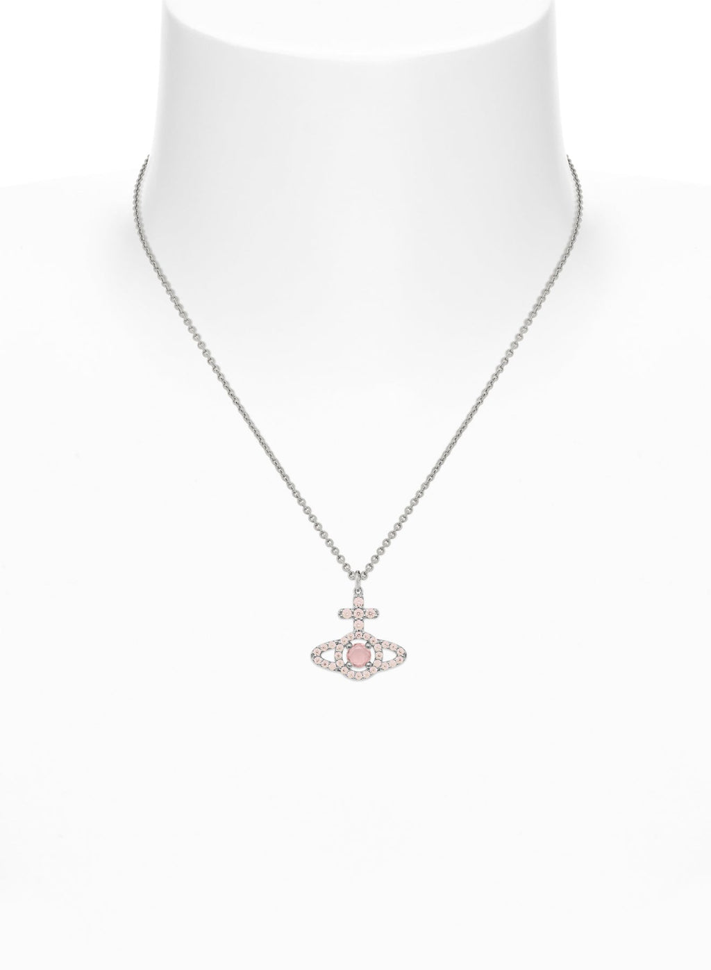 Vivienne Westwood Olympia Peach CZ Necklace 630203IC-02P773
