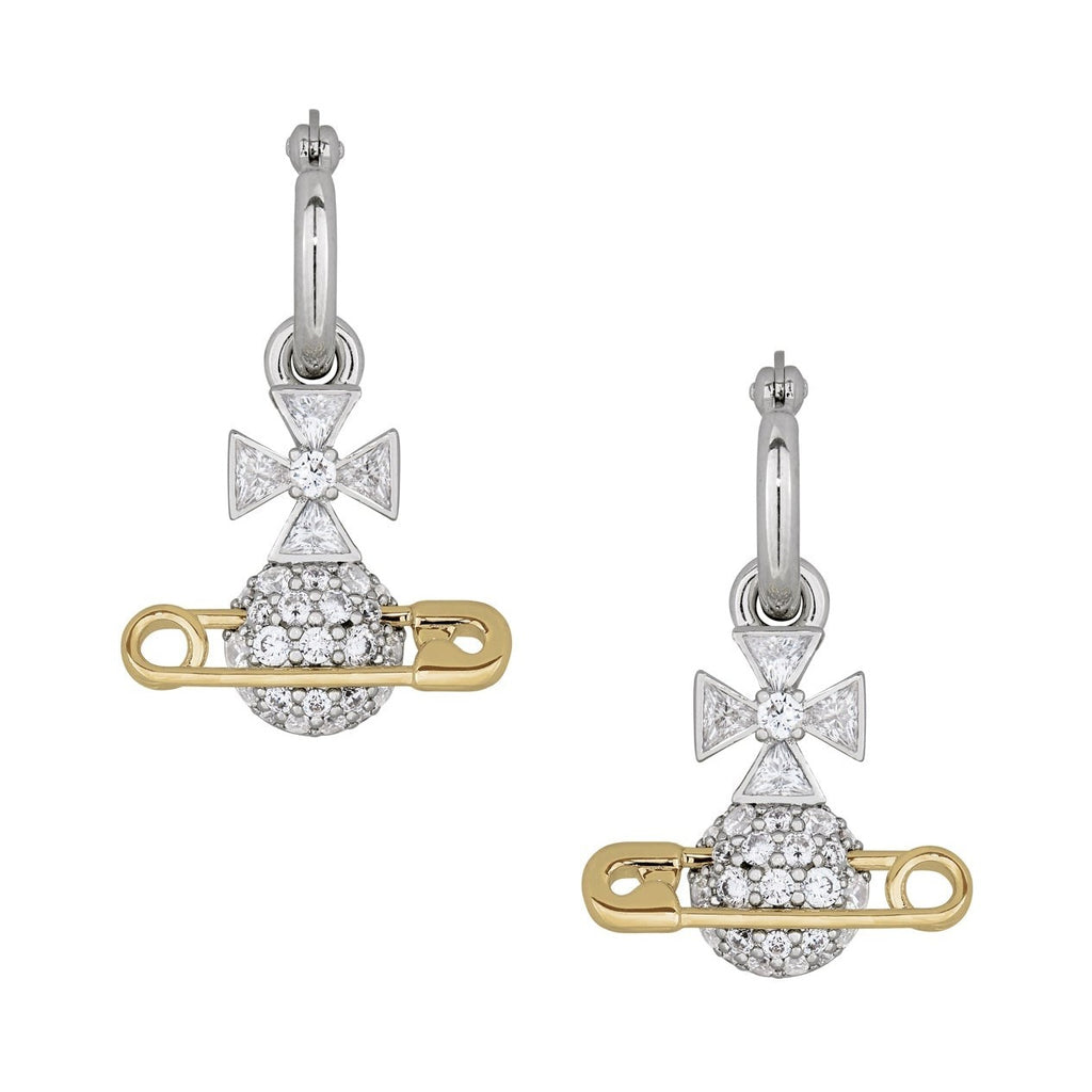 Vivienne Westwood Hectorina Hoop Earrings 6203009B-02P133- — view 2