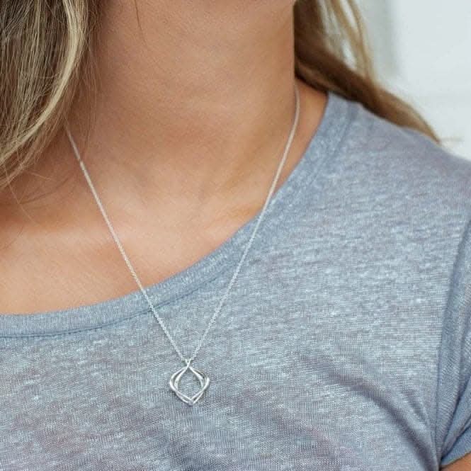 The Kit Heath Alicia Petite Necklace, a silver necklace from Kit Heath, available at OD’s Jewellers in St Helens