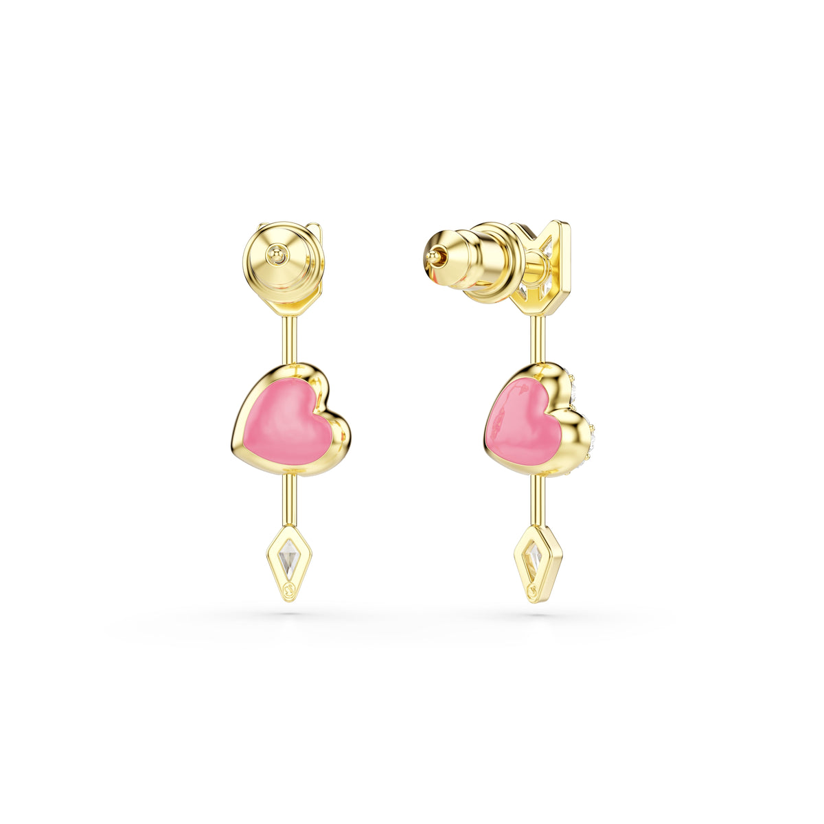 Swarovski Idyllia Heart With Arrow Earrings — view 4