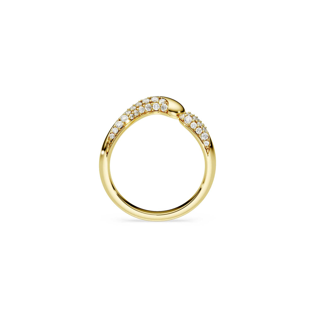 Swarovski Classica Silver/Gold Plated Zirconia Ring