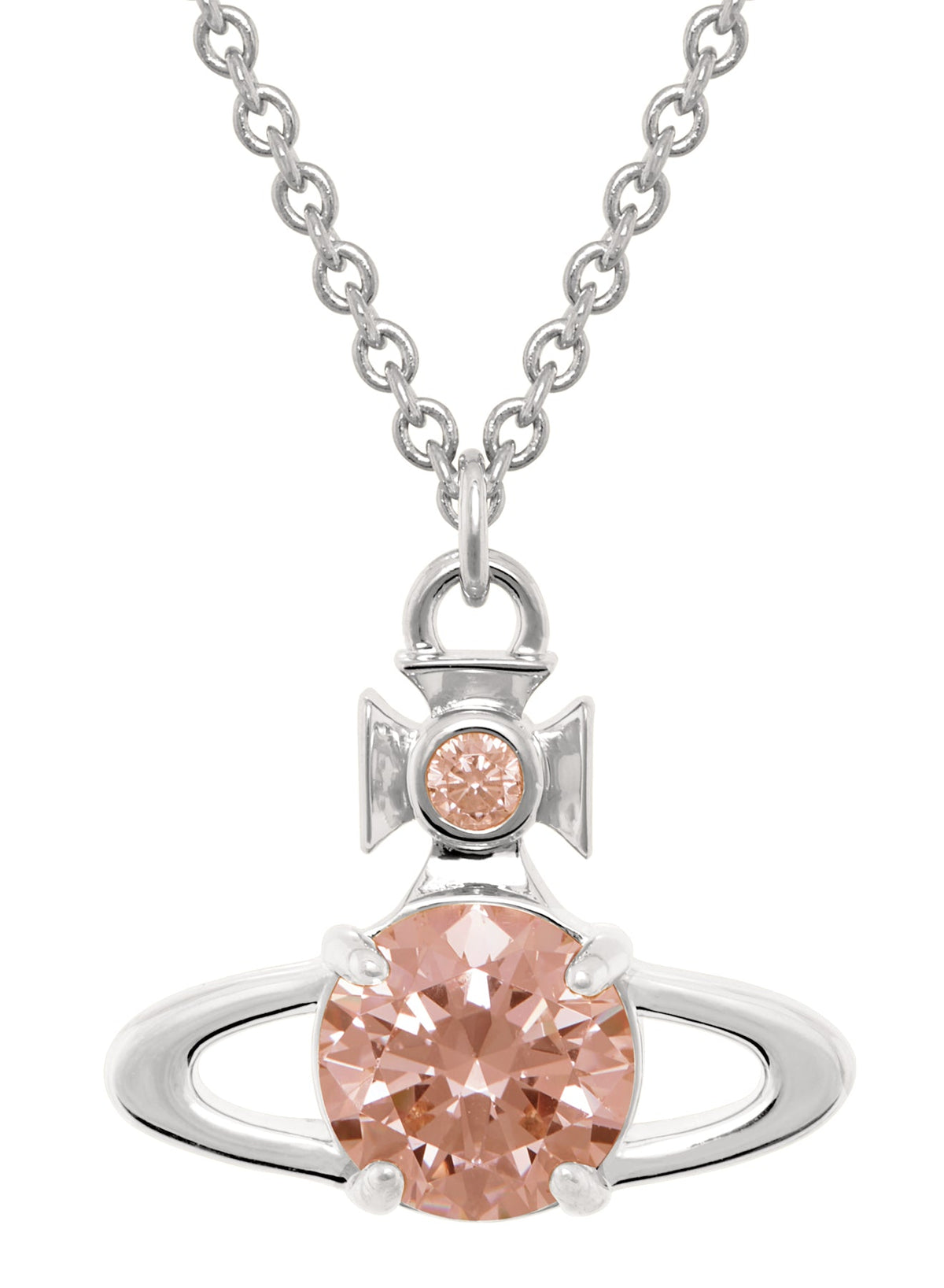 Vivienne Westwood Large Reina Blush Necklace 630203GL-02P781-