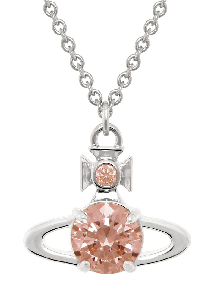 Vivienne Westwood Large Reina Blush Necklace 630203GL-02P781-