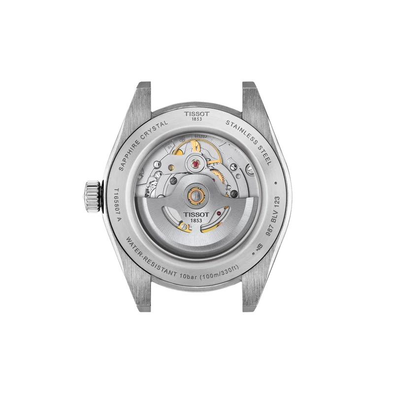 Tissot Gentleman 38mm Powermatic 80 Silver Dial Bracelet Watch T1658071103100 — view 3