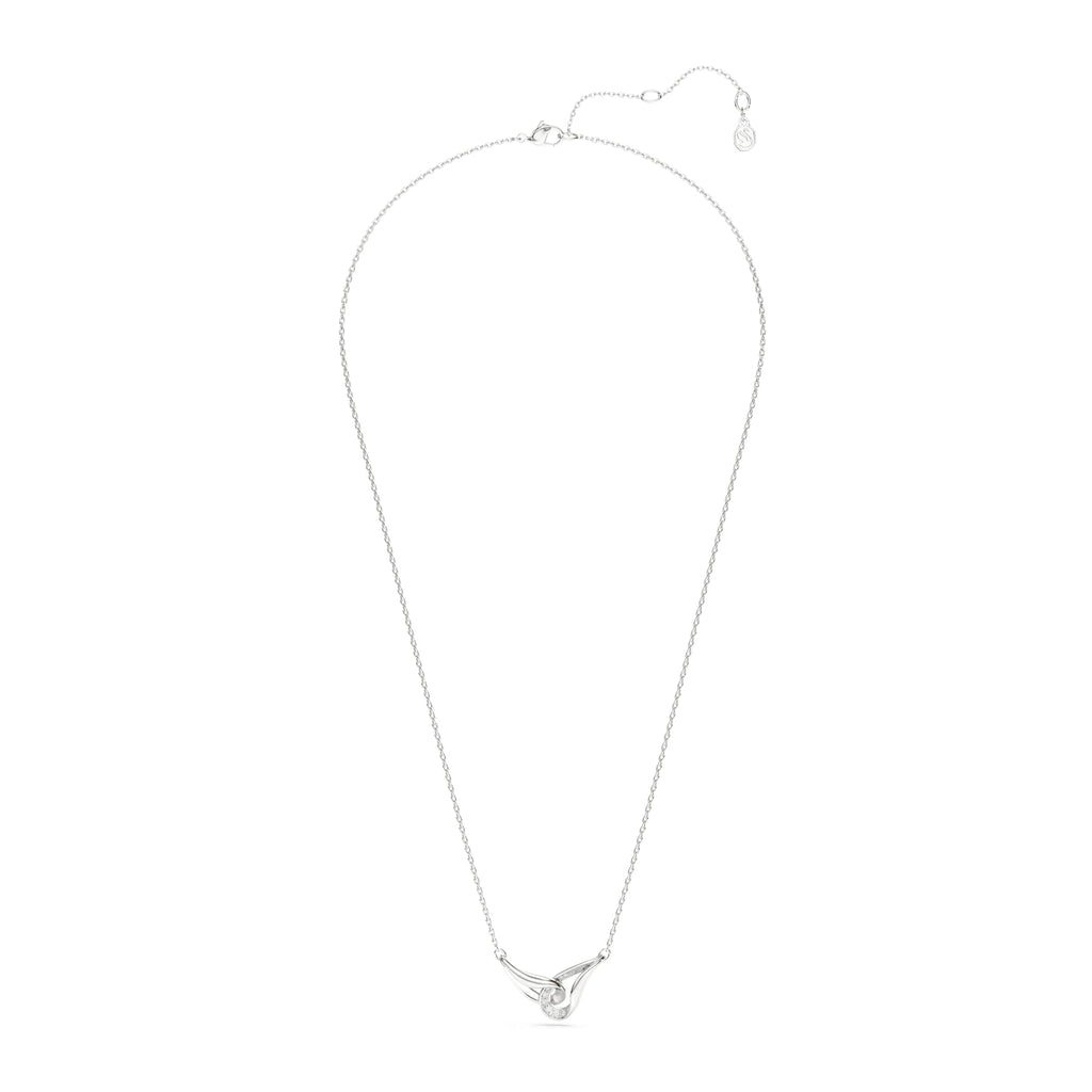 Swarovski Classica Silver Interlocking Zirconia Necklace 5740343