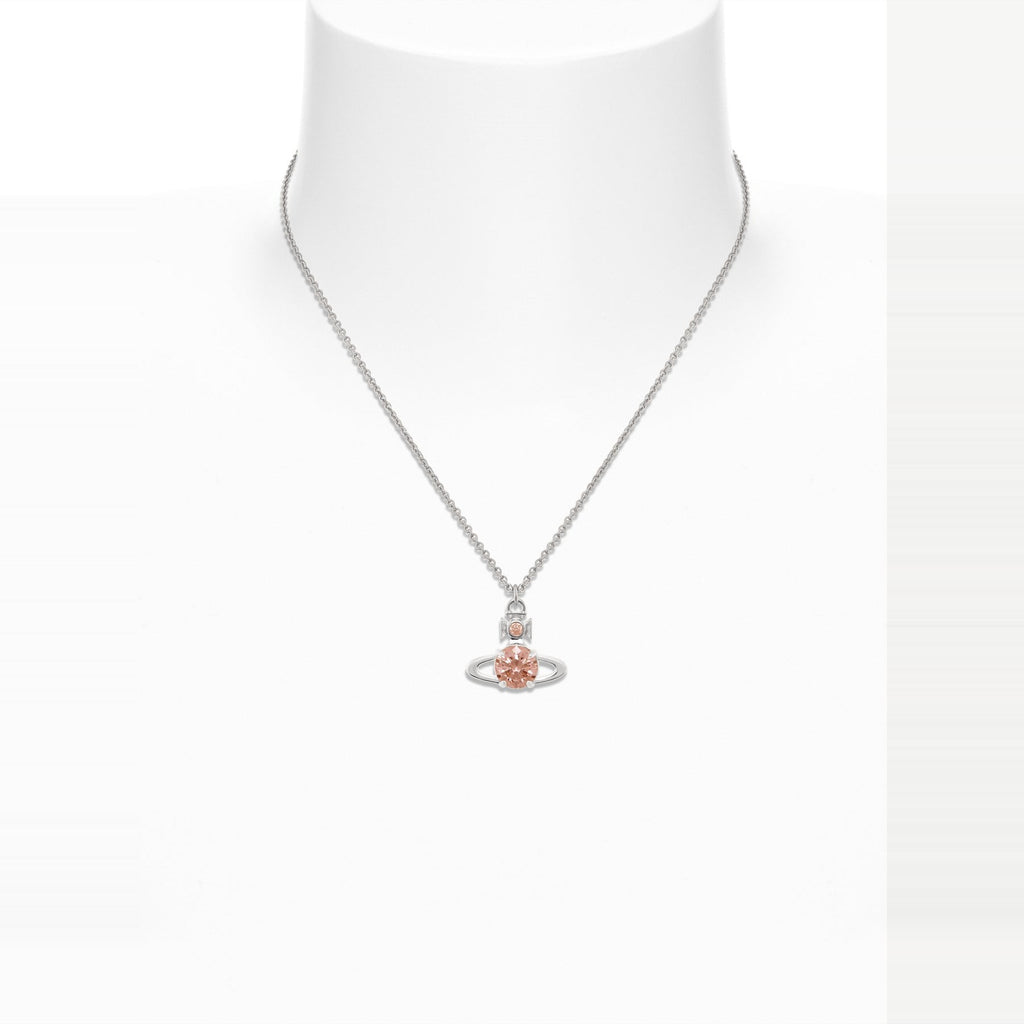 Vivienne Westwood Large Reina Blush Necklace 630203GL-02P781- — view 2