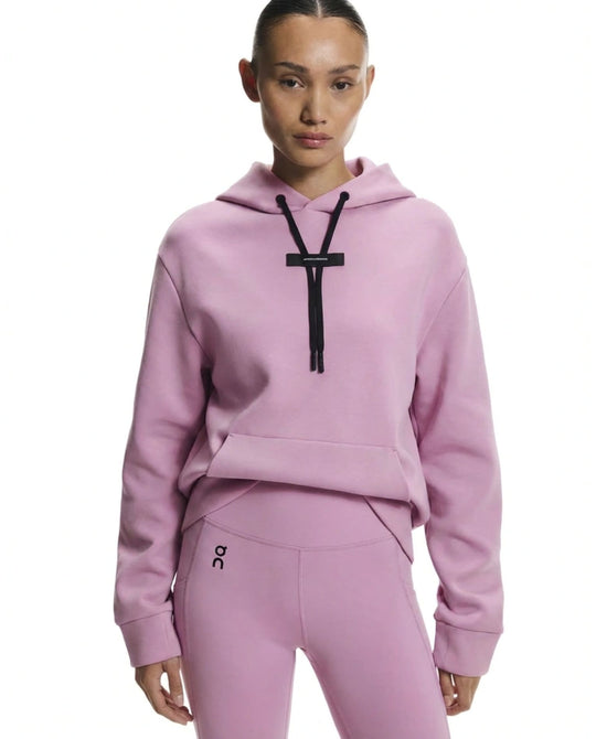 Women's On Running Sakura Focus Tech Hoodie & 7/8 Studio Legging Set