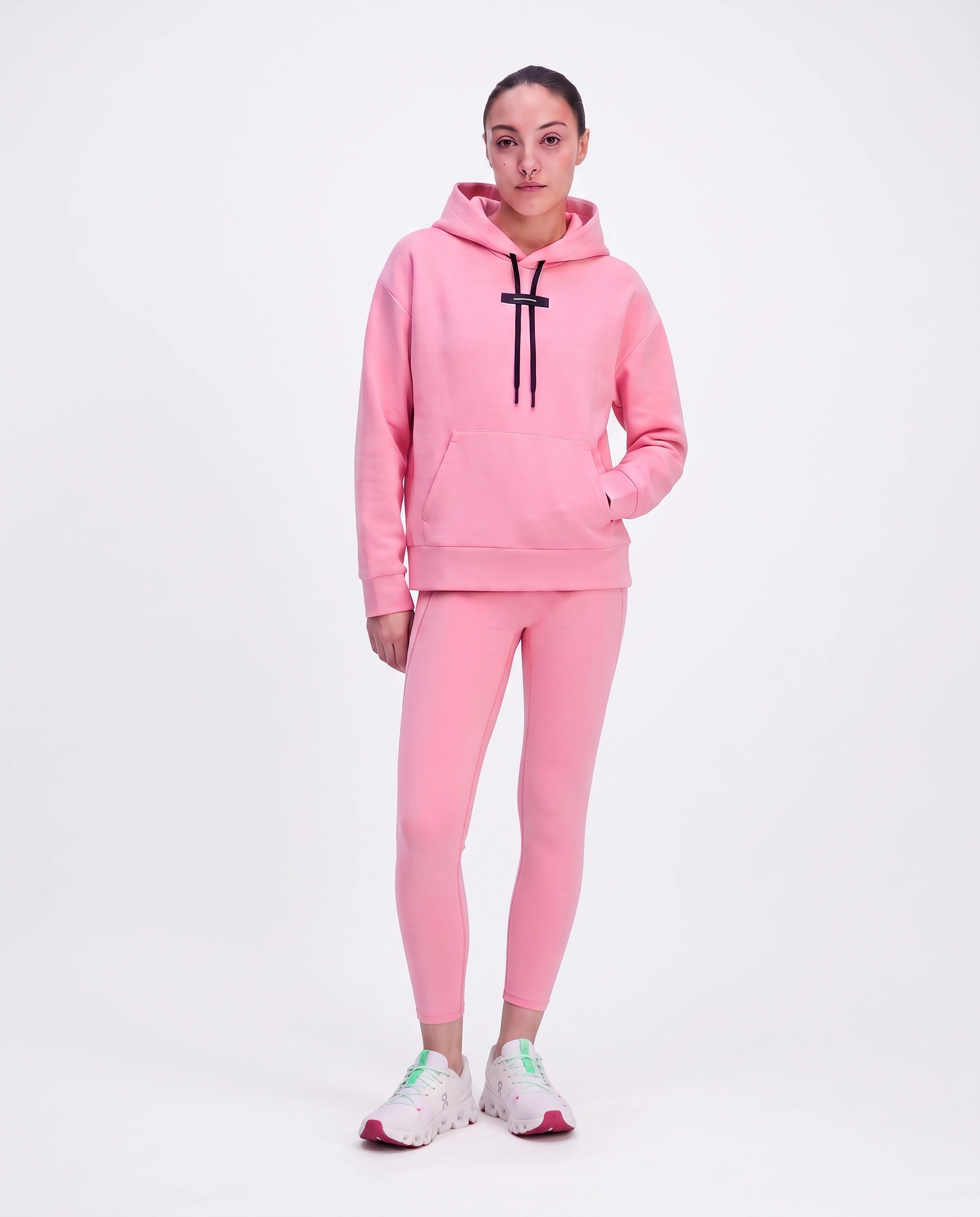 Women's On Running Focus Tech Hoodie 1 Magnolia
