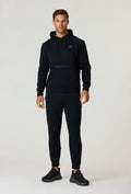 Men's Reprimo Black Motion Hoodie & Jogger Tracksuit Set
