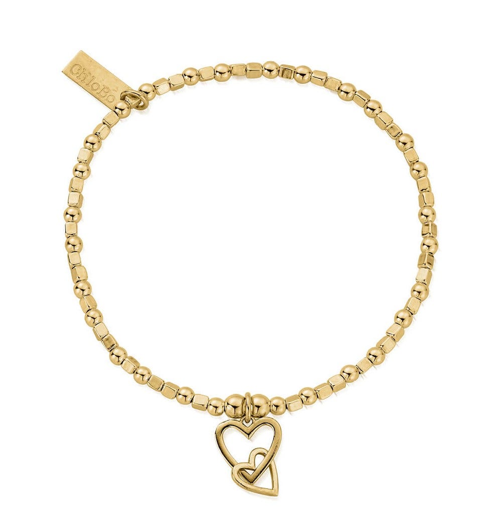 ChloBo Interlocking Love Heart Bracelet SBCFB572