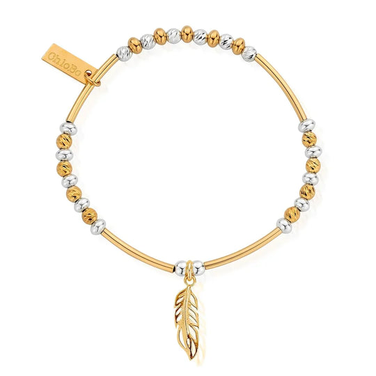 ChloBo Filigree Feather Bracelet GMBSBNH1089