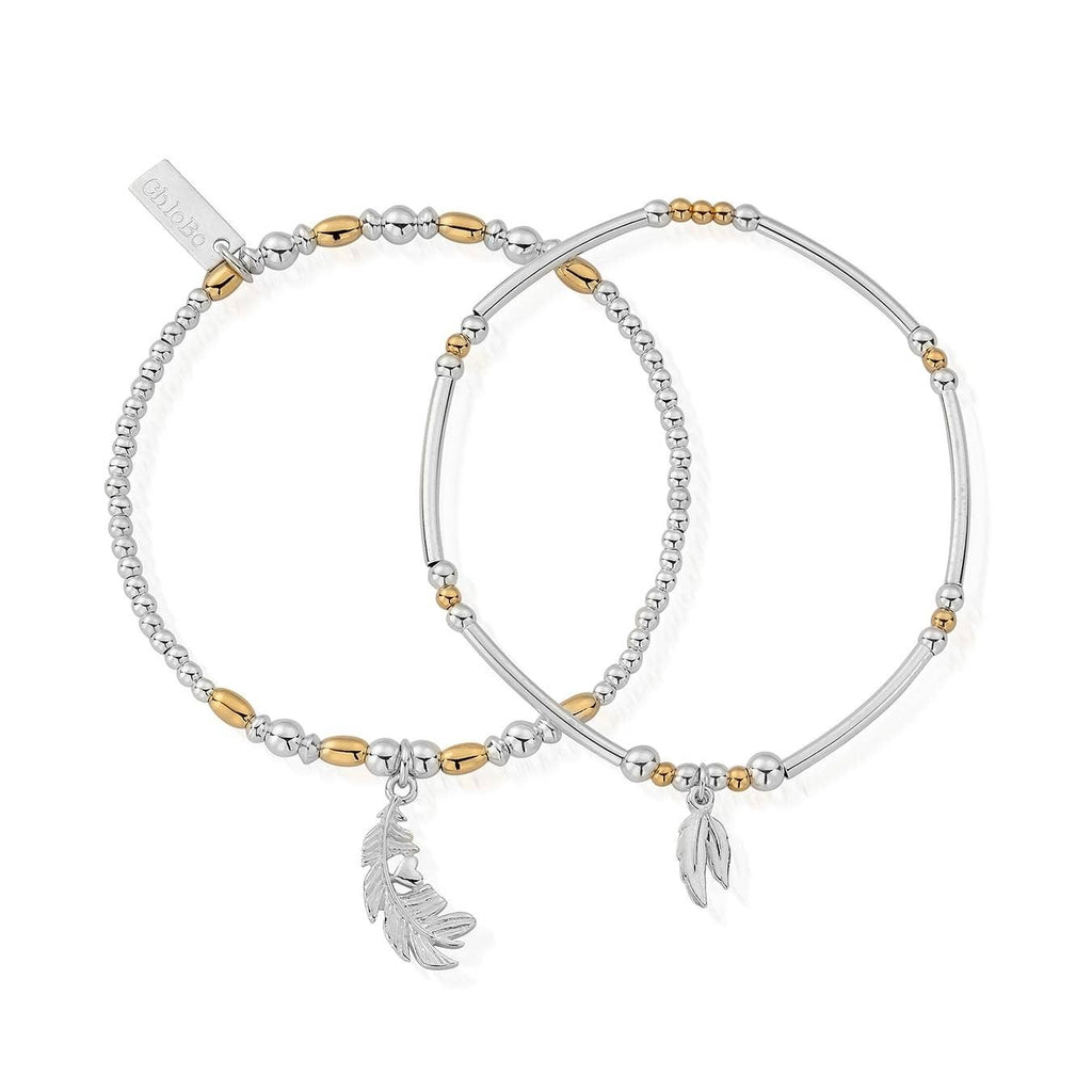 ChloBo Strength & Courage Set Of 2 Bracelets GMBSET596584