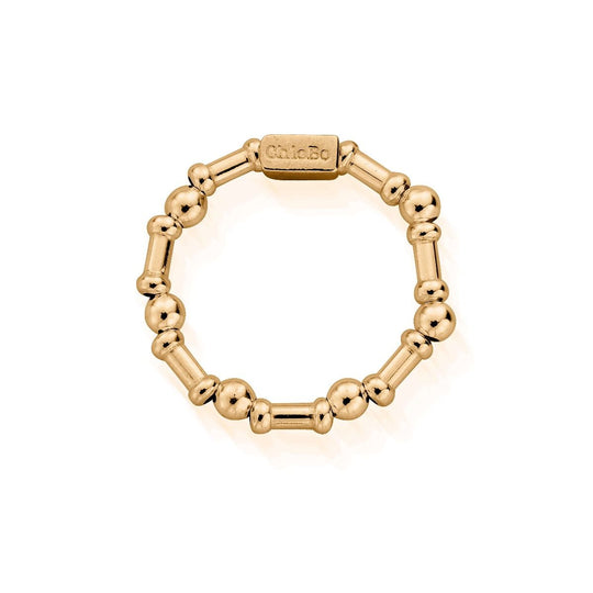 ChloBo Gold Rhythm of Water Ring