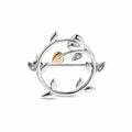 Clogau Silver Vine Brooch 3STOL1414