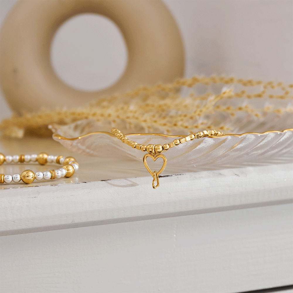 ChloBo Interlocking Love Heart Bracelet SBCFB572