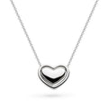 Kit Heath Big Love Silver Heart Necklace