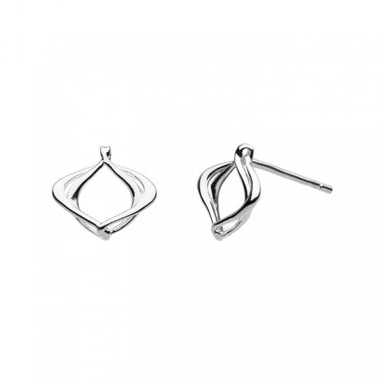 Kit Heath Silver Alicia Petite Stud Earrings 40019RP