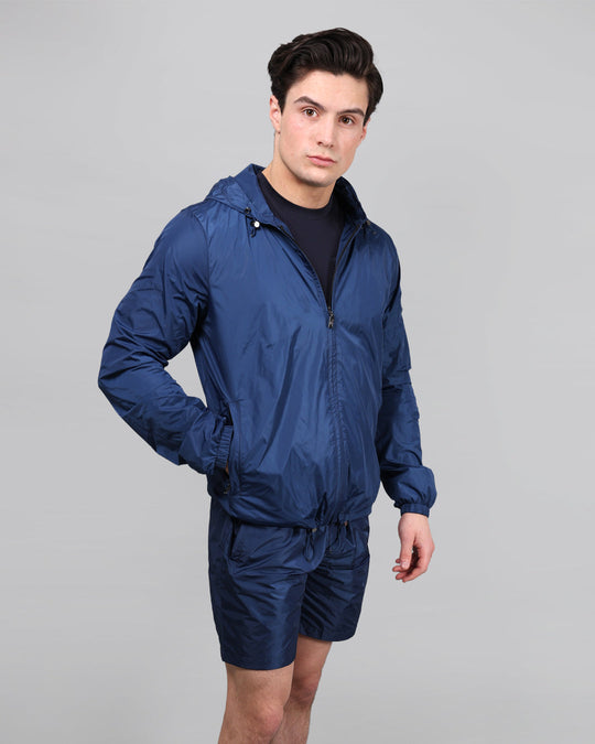 Men's Catini Il Vento Windbreaker in Azure Blue