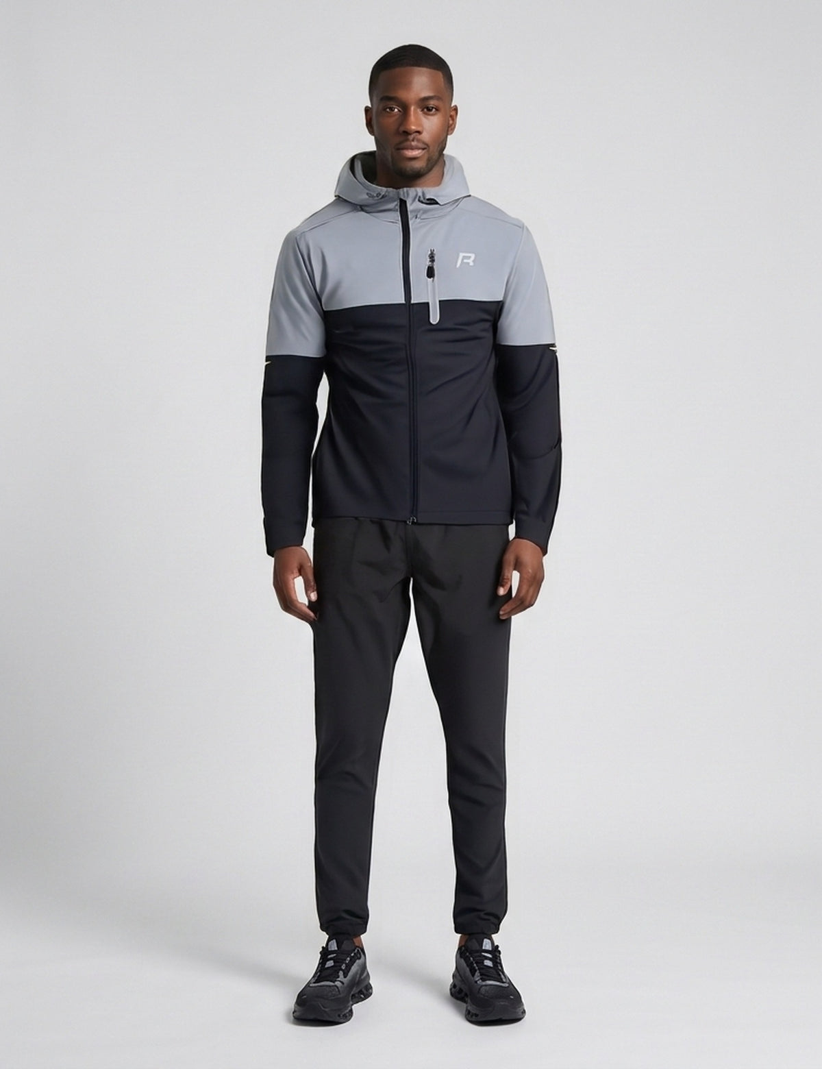 Men's Reprimo Geyser Pant in Marble Obsidian — full outfit
