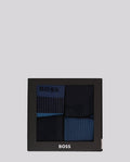 Men's BOSS Black 4 Pack Gift Set Blue Socks