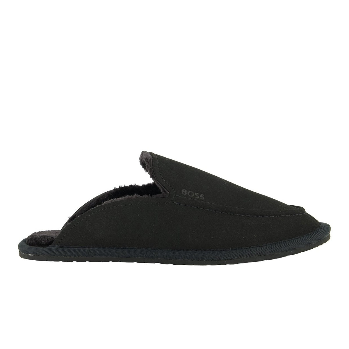Mens BOSS Black Home_Mule_msfr Black Slippers