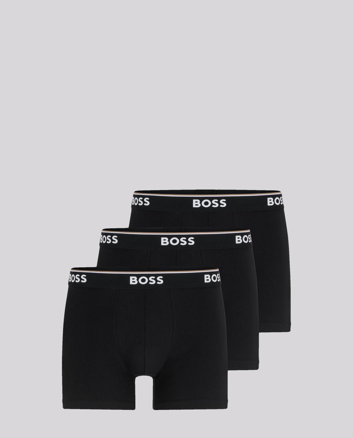 Men's BOSS BoxerBr 3P Power Black Black Underwear