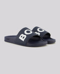 Men's BOSS Dark Blue Aryeh_Slid_rblg Slides