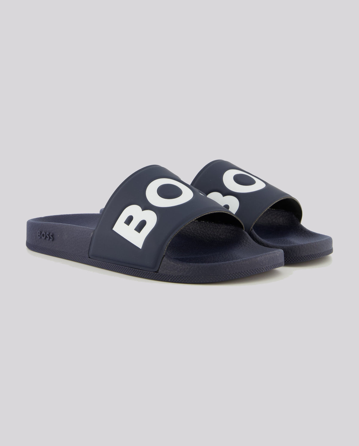 Men's BOSS Dark Blue Aryeh_Slid_rblg Slides