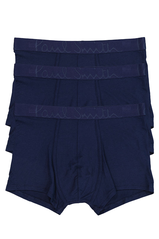 Men's Paul Smith 3 Pack Navy Trunks