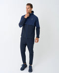 Men's Reprimo Curve Windbreaker & Jacket Tracksuit Set Marine Graphite Blue