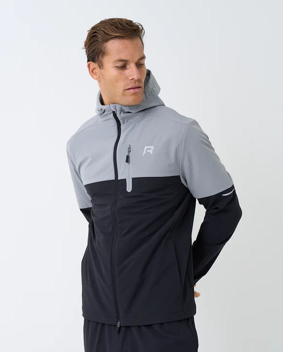 Men's Reprimo Geyser Windbreaker & Pant Tracksuit Set Marble Obsidian