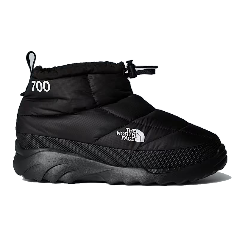 Mens The North Face Nuptse Traction Chukka Black Boots