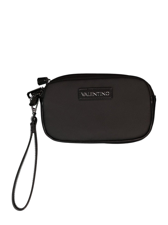 Men's Valentino Bags Stellar Black Triple Zip Soft Cosmetic Case